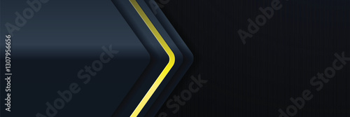 gold banner Abstract vector background board for text and message design modern. vector illustration