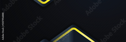 gold banner Abstract vector background board for text and message design modern. vector illustration