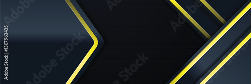 gold banner Abstract vector background board for text and message design modern. vector illustration