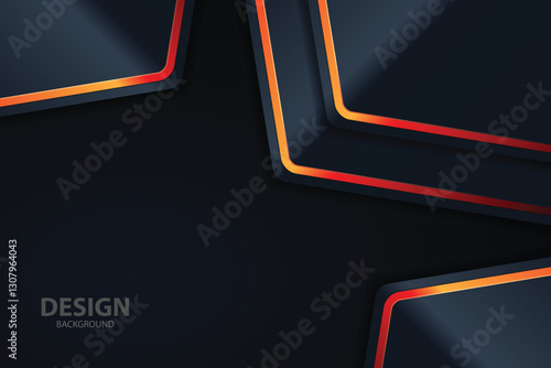 gold Abstract vector background board for text and message design modern. vector illustration