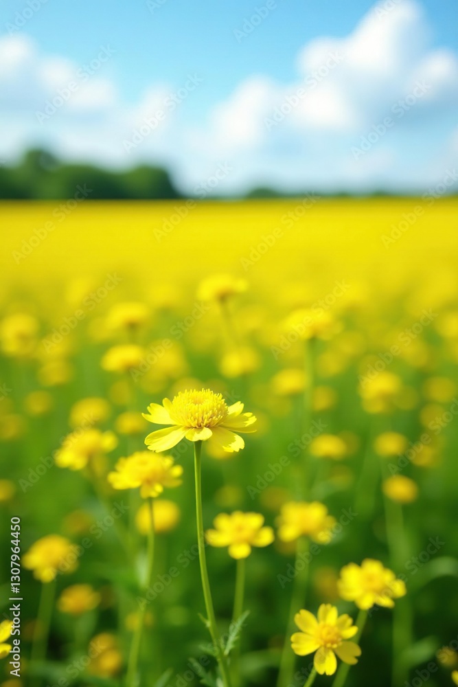 Sunny field with blooming yellow canola flowers, fields, rapeseed Sunny field with blooming yellow canola flowers, fields, rapeseed