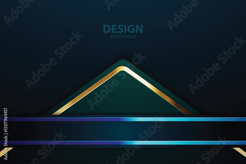 gold Abstract vector background board for text and message design modern. vector illustration