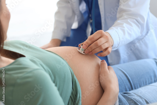 Female doctor with stethosc...