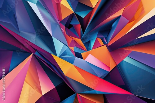 Dynamic Abstract Geometric Motion Graphics Design
