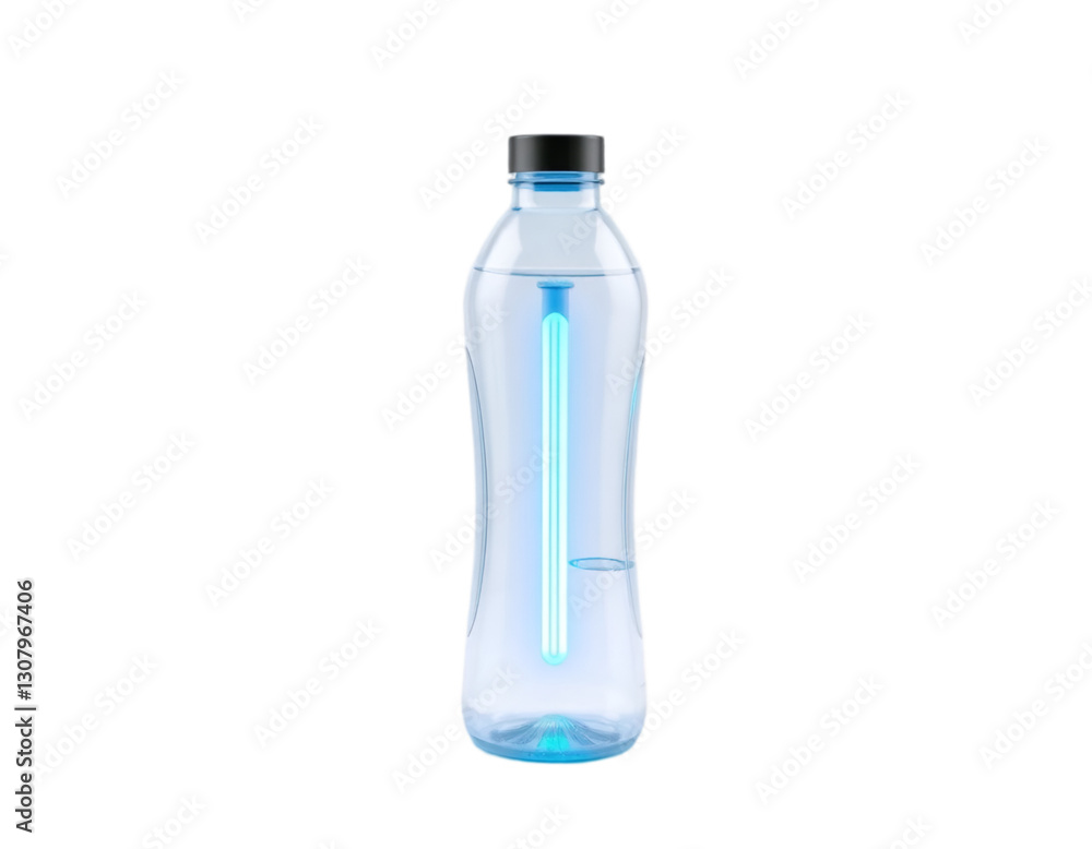 Bottle with water isolated on transparent background Bottle with water isolated on transparent background
