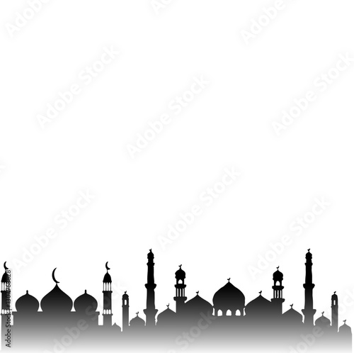 taj mahal vector background