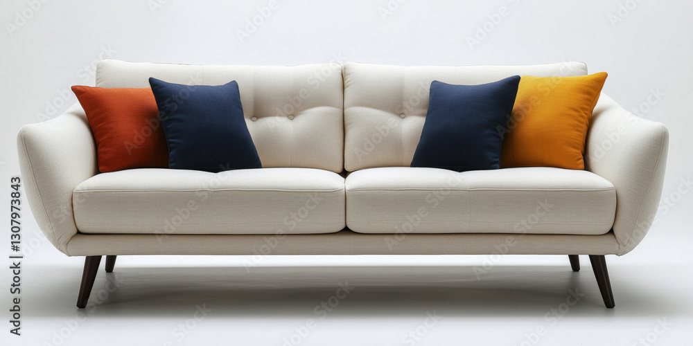 Obraz premium sofa in a white studio environment