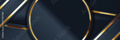 gold banner Abstract vector background board for text and message design modern. vector illustration