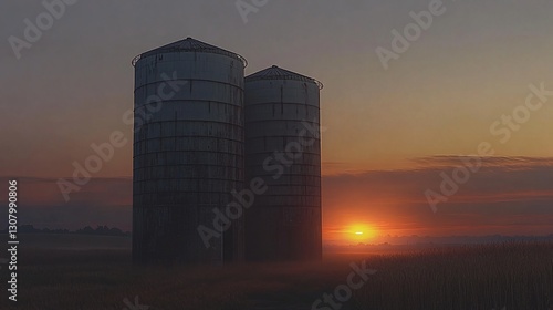 Hunterdon County grain storage towers for agriculture