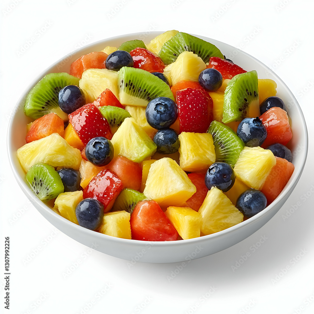 Vibrant Fruit Salad Bowl Image: A Delicious Mix of Pineapple, Kiwi, Strawberry, and Blueberry Vibrant Fruit Salad Bowl Image: A Delicious Mix of Pineapple, Kiwi, Strawberry, and Blueberry