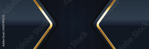 gold banner Abstract vector background board for text and message design modern. vector illustration