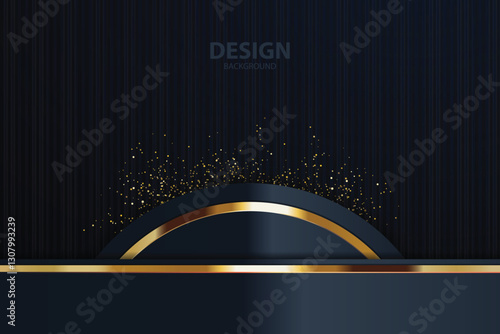 gold Abstract vector background board for text and message design modern. vector illustration