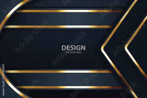 gold Abstract vector background board for text and message design modern. vector illustration