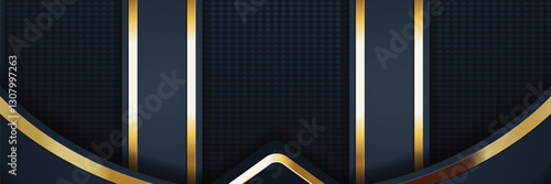 gold banner Abstract vector background board for text and message design modern. vector illustration