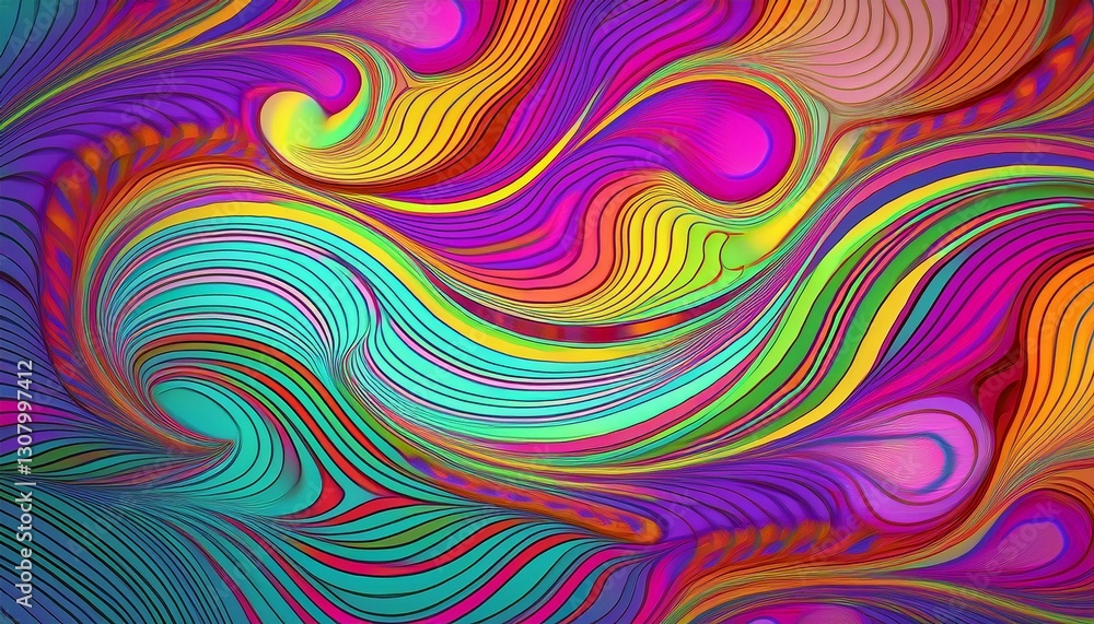abstract whimsical background generative ai abstract whimsical background generative ai