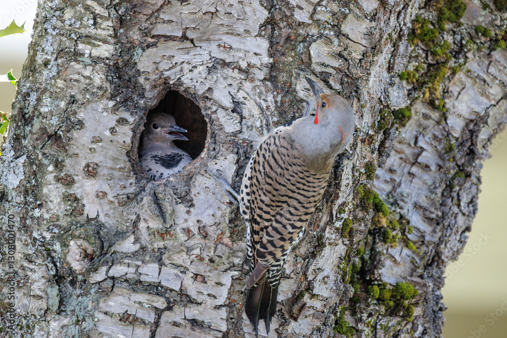 Northern flicker bird