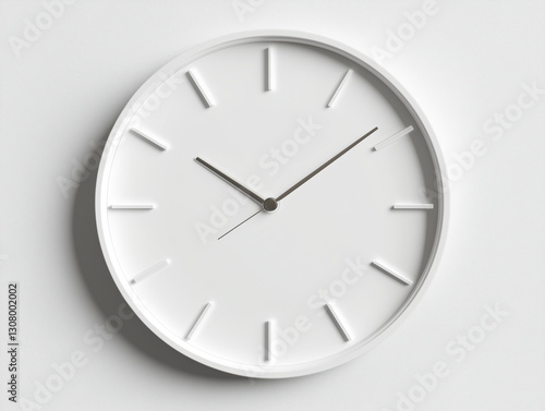 Wallpaper Mural Horloge sur fond blanc Torontodigital.ca