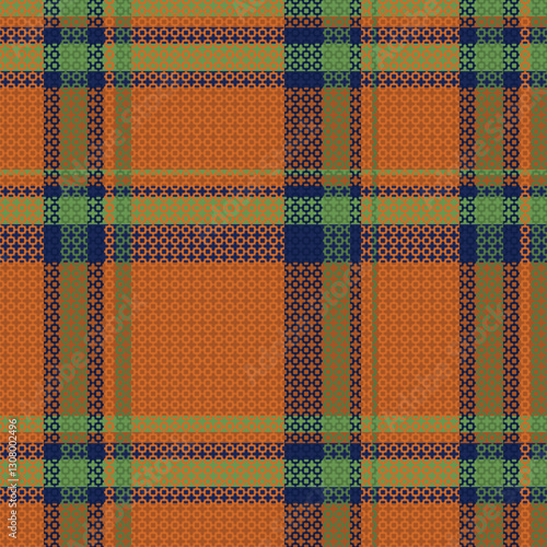 Tartan plaid pattern with texture.