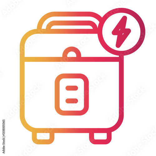 rice Line Gradient Icon