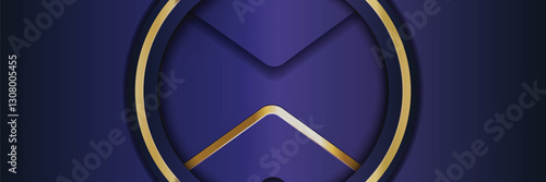 gold banner Abstract vector background board for text and message design modern. vector illustration