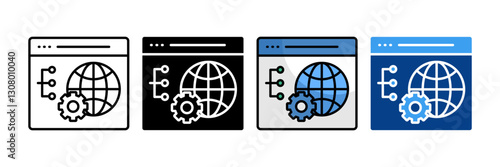 Integrated Development Environment  Icon Set Multiple Style Collection