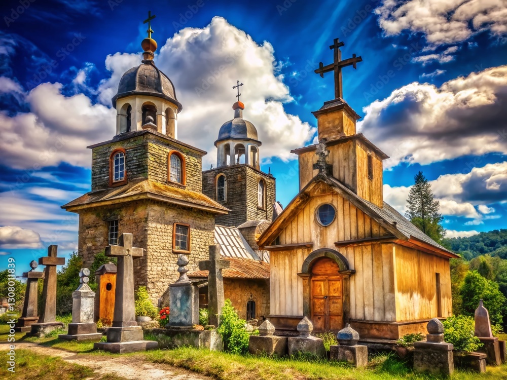 Ancient Churches & Crosses: Candid Photos of Sacred Architecture and Religious Symbols Ancient Churches & Crosses: Candid Photos of Sacred Architecture and Religious Symbols