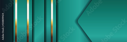 gold banner Abstract vector background board for text and message design modern. vector illustration