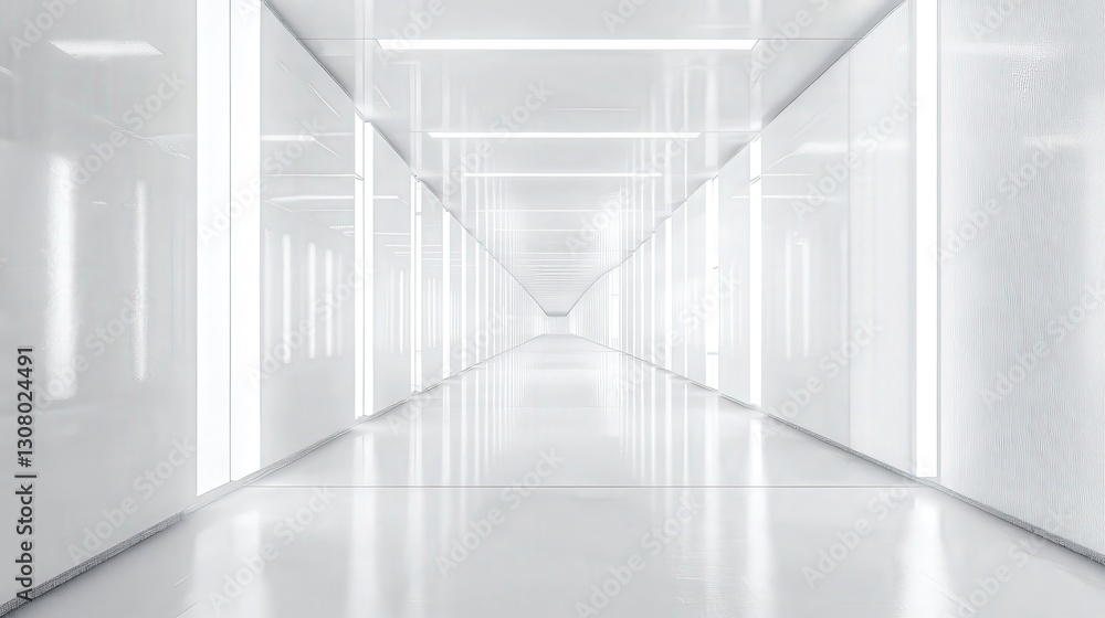 Obraz premium luminous abstract technology shapes and modern light patterns