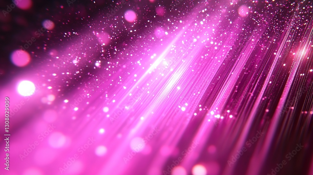 Pink light streaks, abstract digital background, glowing lines, sparkles Pink light streaks, abstract digital background, glowing lines, sparkles