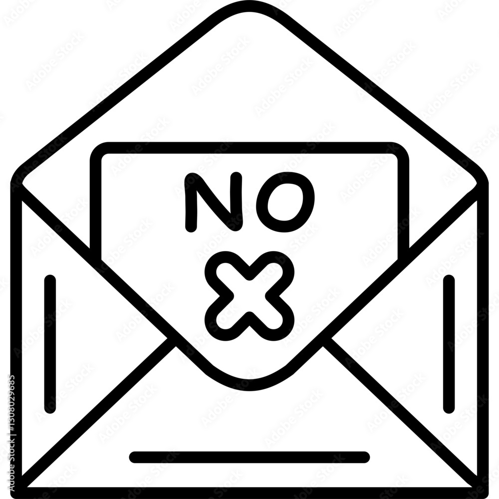 Mail Error Icon Mail Error Icon