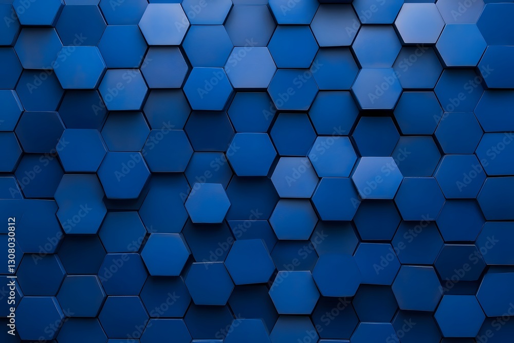 Intricate Hexagonal Geometric Abstraction in Futuristic Digital Art Composition Intricate Hexagonal Geometric Abstraction in Futuristic Digital Art Composition