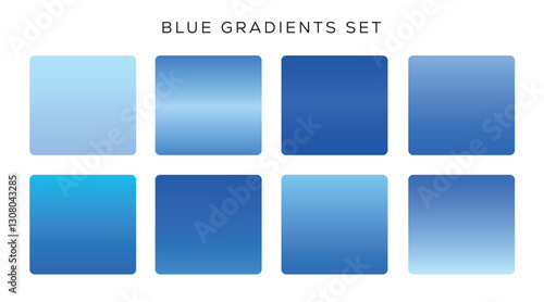 Blue Gradients set