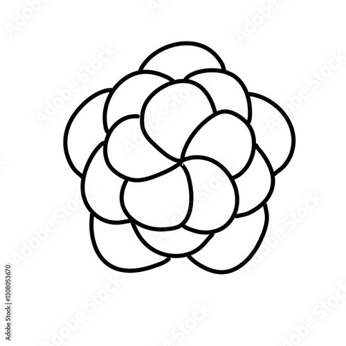 Flowers line icon
