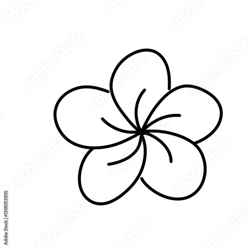 Flowers line icon
