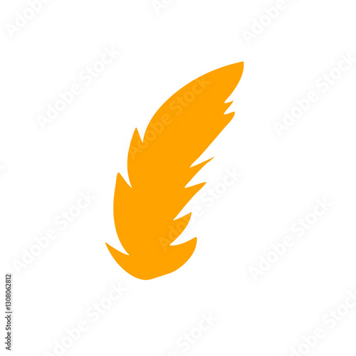 Feather icon vector
