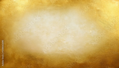 gold background texture with pastel border with soft white center in abstract yellow gold paper illustration old plain vintage yellowed paper