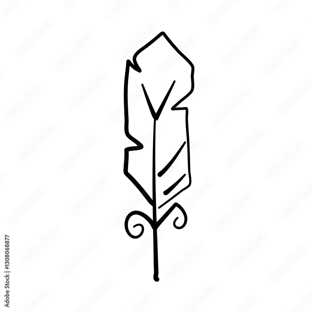 Graphical mono line feathers
Graphical mono line feathers