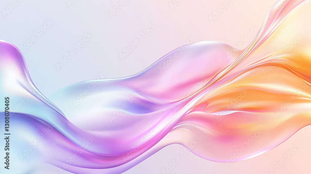 Fluid Color Symphony: A mesmerizing abstract of fluid colors in soft pastel gradients, creating a sense of movement and elegance, suggestive of silk or a liquid cascade. Fluid Color Symphony: A mesmerizing abstract of fluid colors in soft pastel gradients, creating a sense of movement and elegance, suggestive of silk or a liquid cascade.