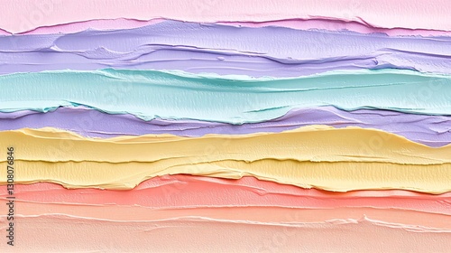 Wallpaper Mural Pastel paint texture, layered strokes, abstract art background, design element Torontodigital.ca