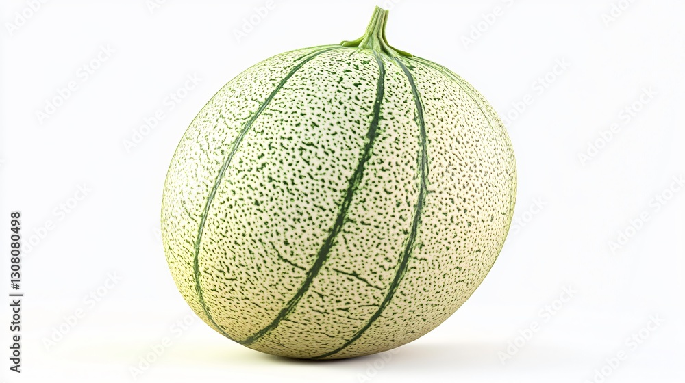Fresh melon isolated on white background for design use Fresh melon isolated on white background for design use