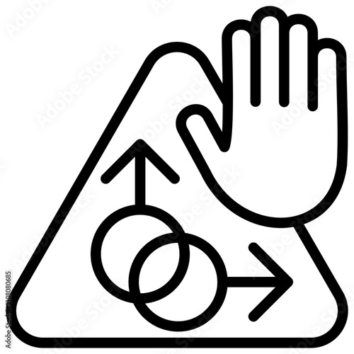 Homophobia Outline Icon