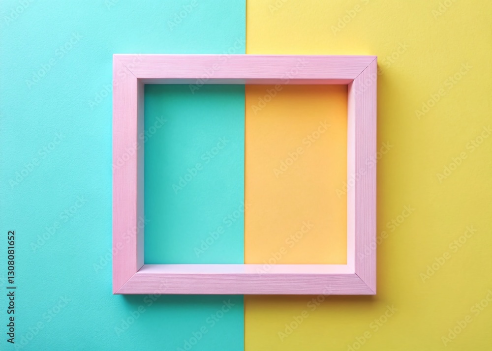 Cute Pastel Square Frame Border, Minimalist Geometric Design, Digital Collage, Perfect for Social Media Posts & Blog Designs Cute Pastel Square Frame Border, Minimalist Geometric Design, Digital Collage, Perfect for Social Media Posts & Blog Designs