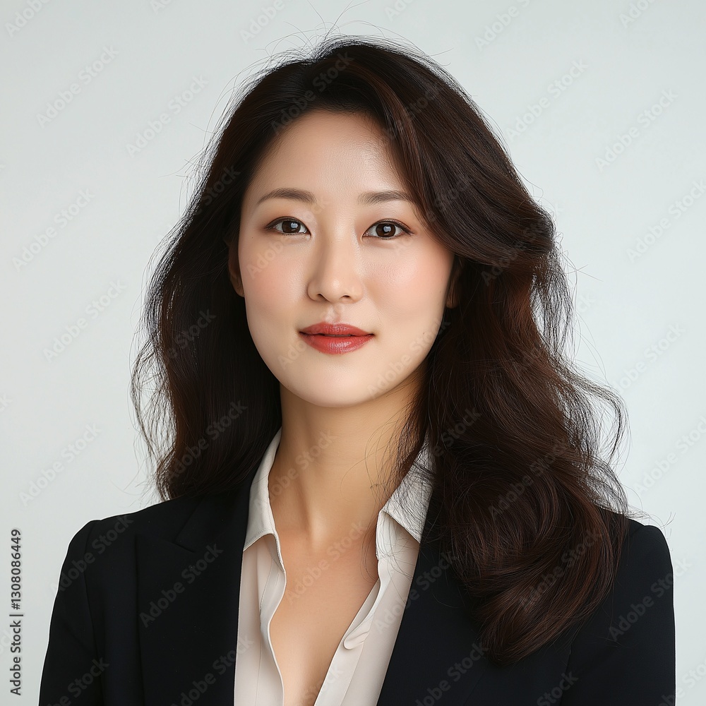 Professional Smiling Asian Woman in Elegant Formalwear: Confident Business Headshot for Corporate Success and Personal Branding Professional Smiling Asian Woman in Elegant Formalwear: Confident Business Headshot for Corporate Success and Personal Branding
