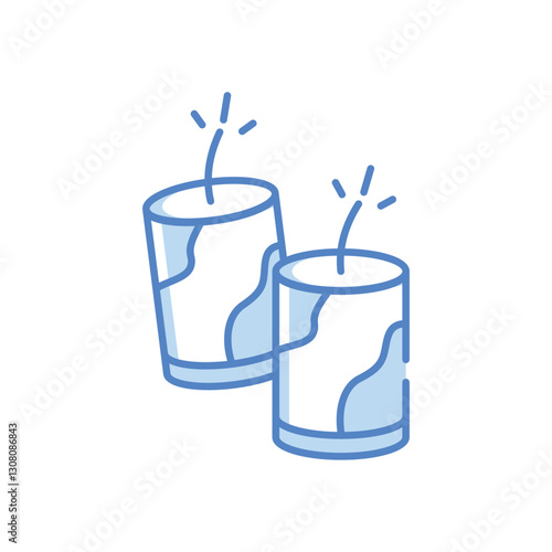 Firecrackers Vector icon