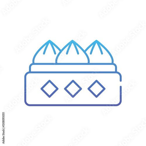 Dumplings  Vector icon