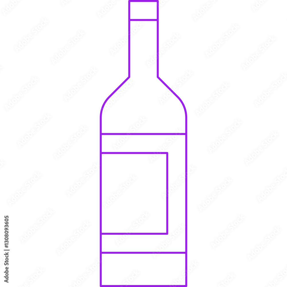 Drink Bottle icon single vector illustration Drink Bottle icon single vector illustration
