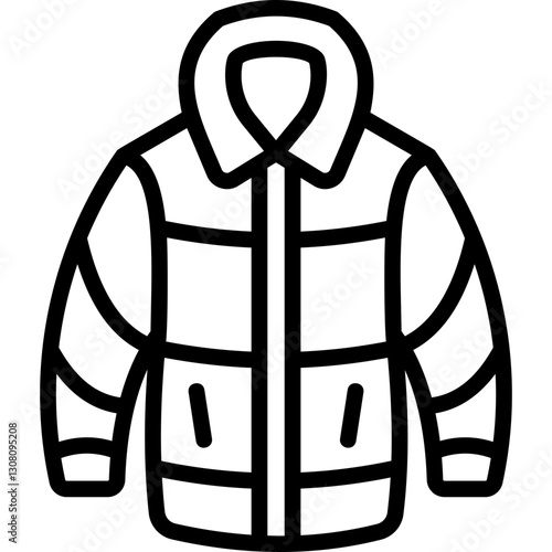 Jacket line icon