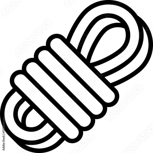 Rope line icon
