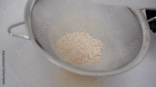 Sifting Dehydrated Ice Water Hash, From Above