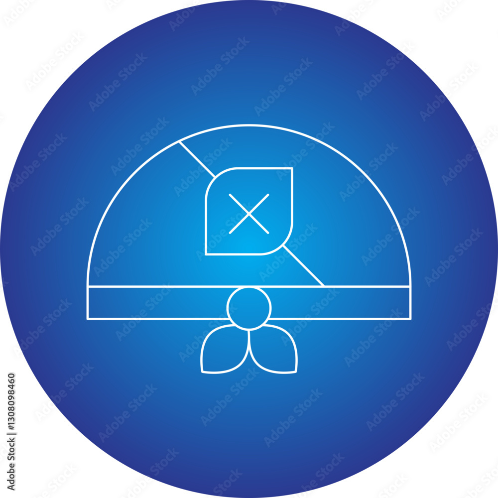 Pirate Bandana icon single vector illustration Pirate Bandana icon single vector illustration